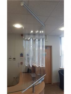 PPS - Clear Acrylic Roller Blinds for Social Distancing