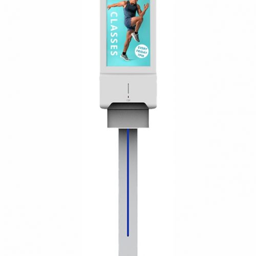PPS - Contactless Wall Hand Sanitsing Freestanding Unit with Digital Display
