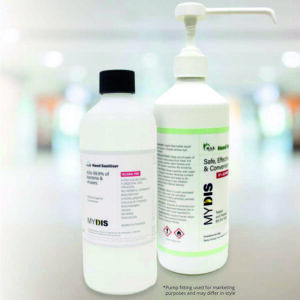 sanitising gel and refill