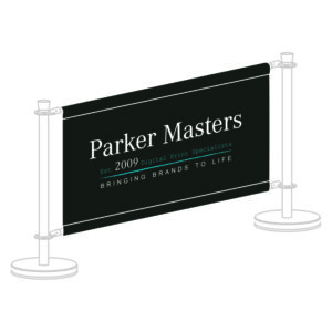 Replacement Café Barrier Banners made in R-164 Antracita/Charcoal Grey Acrylic Canvas Café barrier banners made from Recasens acrylic canvas are banners designed for use in cafes, restaurants, and other similar establishments. They are made from a high-quality acrylic canvas material, which is durable and weather-resistant, making them ideal for use in outdoor environments. Parker Masters Ltd.'s banners are designed to be hung from café barriers, providing an attractive and eye-catching display that can be used to promote products, services, or events. The use of acrylic canvas material ensures that the banners are lightweight and easy to handle, making them quick and simple to install and remove. Looking for a bespoke size?