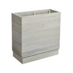Silicon Roundabout Planter - Whitewash - 750mm (w) x 750mm (h) x 350mm (d) planters are manufactured from EcoWood which consists of 100% recycled material and is a durable synthetic timber that can be left outdoors all year round. They are environmentally friendly, easy to clean and will not rot or splinter so with the correct care they will continue to look good for many years. These Silicon Roundabout planters would be perfectly suited to outdoor areas at your pub, restaurant, and for educational and workspace recreational areas. Plastic planters work well with our café barrier range.