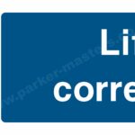 Safety Signs Mandatory Machinery & General. Lift correctly.