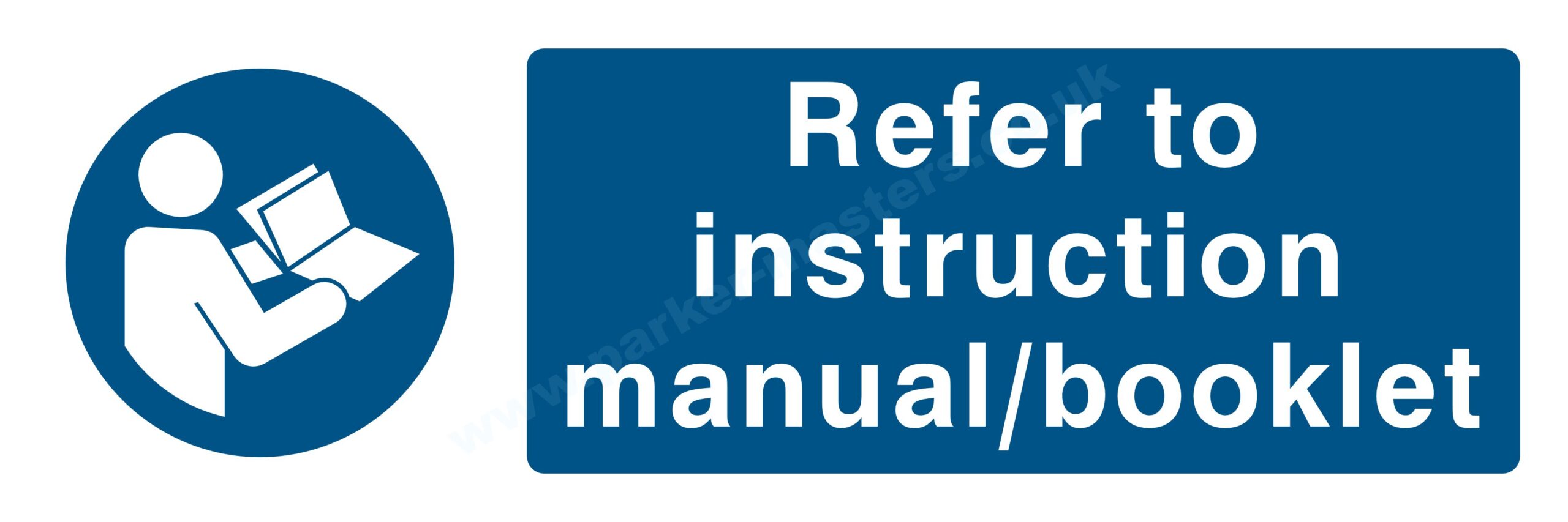 Refer to Instruction Manual/Booklet (Long)