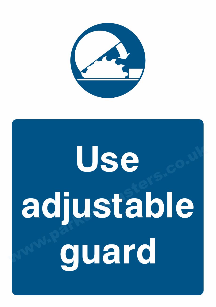 Use Adjustable Guard (Portrait)