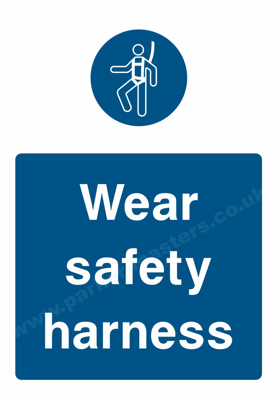 Wear Safety Harness (Portrait)