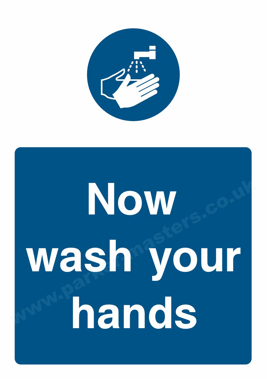 Now Wash Your Hands (Portrait)