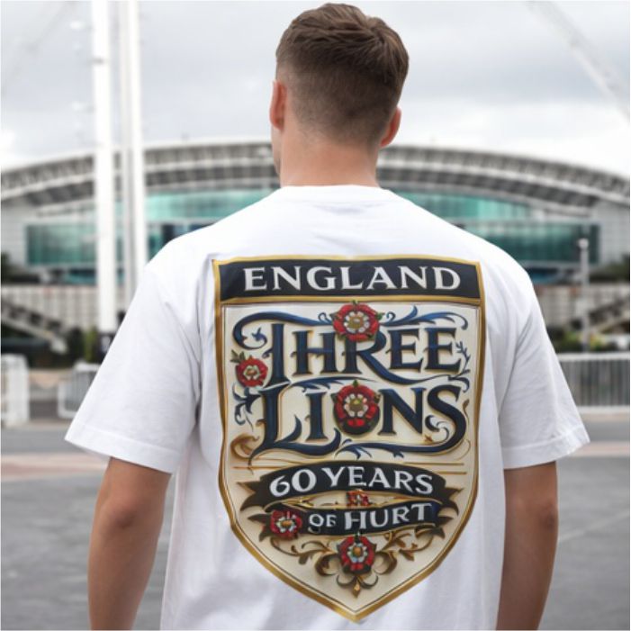 60 Years of Hurt - Men's England 2026 World Cup T-Shirt - Image 4