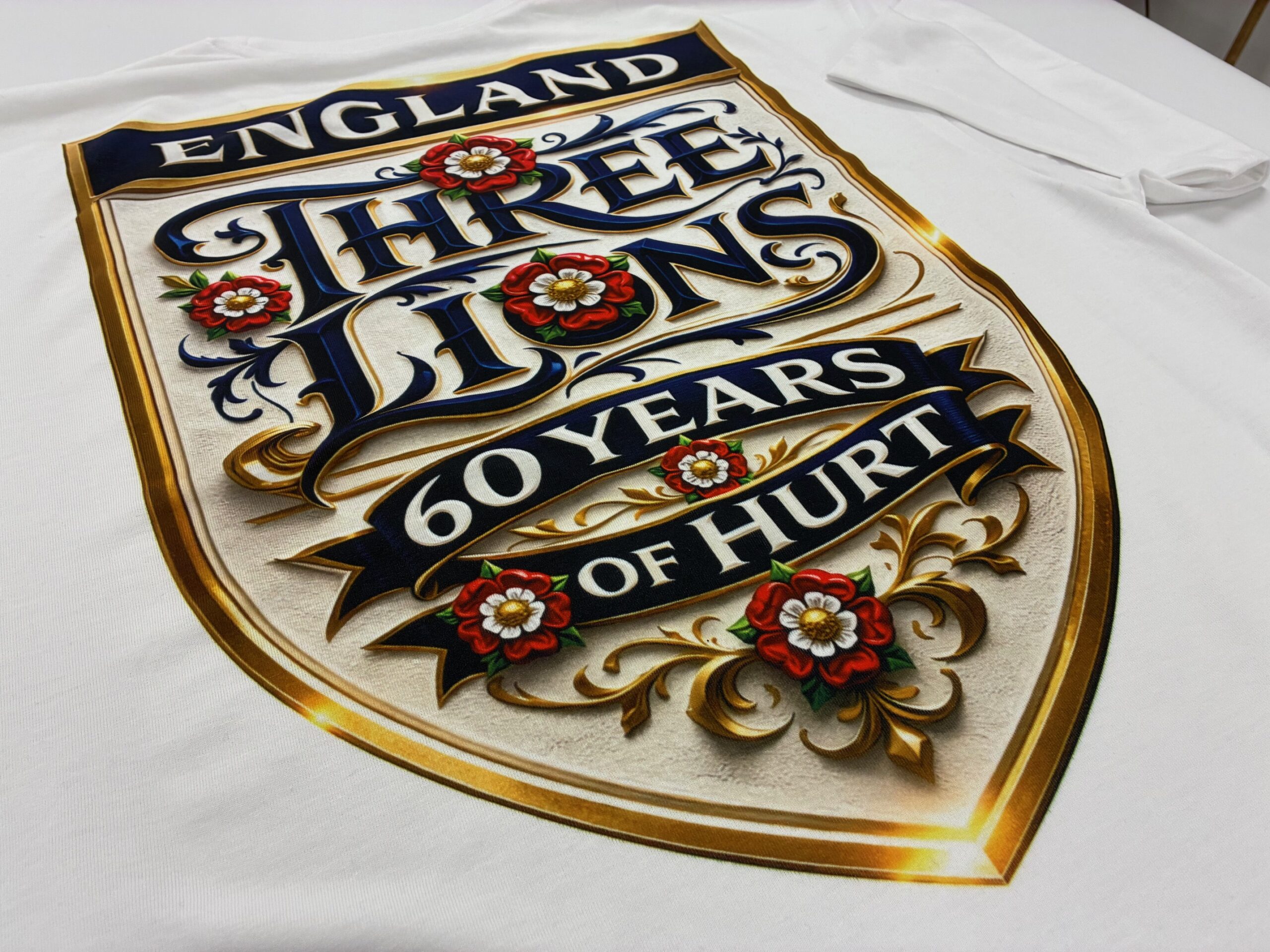 60 Years of Hurt - Men's England 2026 World Cup T-Shirt - Image 2